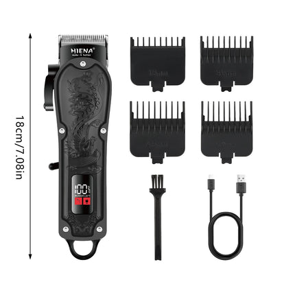 HIENA Pro Hair Clipper Set High Power Portable Cordless Hair Cutting Machine Men's Professional Electric Beard Shaving Razors