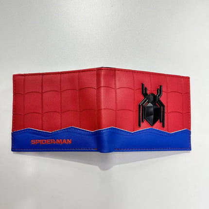 Superhero Series Venom Metal Float Wallet Villain Black Spider Student Universal Coin Purse Portable Wallet
