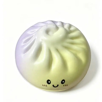 New Dumpling Pressure Dumpling Squishies Cute Colorful Bun Toy Slow Rising Stress Relief Fidget Toy for Adults Anti-Anxiety Gif