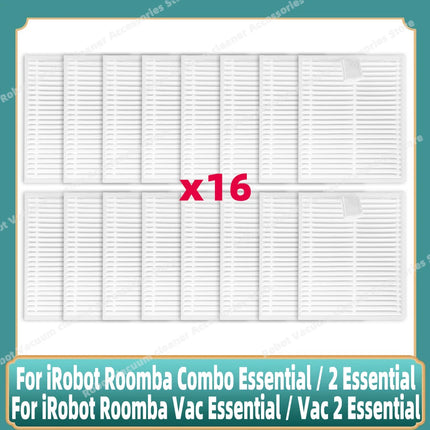 Compatible For iRobot Roomba 105 Combo, Roomba Combo Essential / 2 Essential  Main Side Brush Hepa Filter Mop Dust Bag Parts