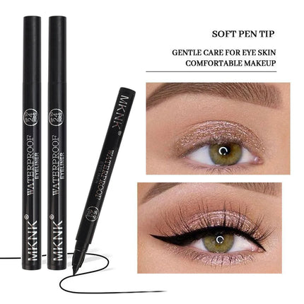 Quick-drying Ultra Thin Black Liquid Eyeliner Pen Waterproof Lasting No Fading Eye Liner Beginner Friendly Eyes Makeup Cosmetics