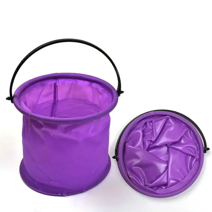 1pc Beach Sand Bucket Toy Collapsible Bucket Gardening Tool Outdoor Pool Play Tool Kids Summer Water Fun Toy Birthday Gift