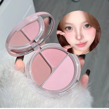ART VALUE 7PC Makeup Sets Include 3 Colors Matte Lip Mud,1 Pressed Powder,1 Blush,1 Eyes Palette,1 Necklace Beauty Makeup Sets