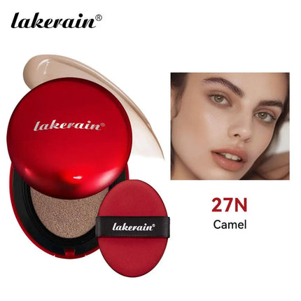Lakerain Super Fit Air Cushion Liquid Foundation SPF40 PA++ High Concealer Long Lasting Korean Beauty Makeup Lightweight