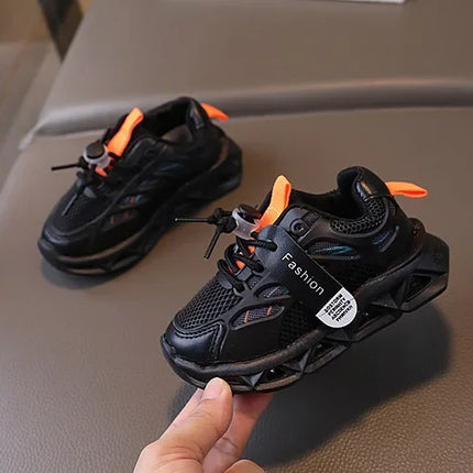 1-6 Years LED Baby Luminous Shoes Boys Glowing Children Sport Sneakers Kids Girls Anti-slip Toddler Mesh Shoes Led Flash Lights