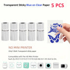 5Rolls Blue On Clear