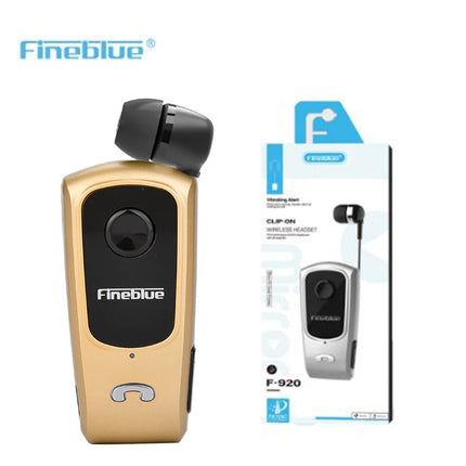Fineblue F920 Mini Wireless Earphone Retractable Portable Bluetooth Headset Calls Remind Vibration Sport Run Gamer Headphone