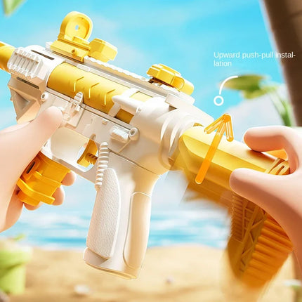 Summer Water Gun M416 Manual Pistol High-pressure Automatic Shooting Water Gun Beach Toy for Kid Children Boys Girls