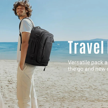 LIGHT FLIGHT Travel Backpack for Men TSA Large Airplane Cabin Backpack Lightweight Waterproof Laptop Backpack Urban Style