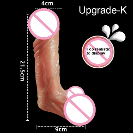 24 Styles Male Penis Cover Realistic Dildo Cock Pump Phallus Extender Enlargement Dick Growing Ejaculate Orgasm Sex Toys For Men