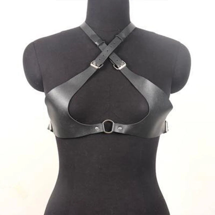 Leather Corset And G-string Underwear for Women Sexual Teasing Teaching Props Adult Wearable Set Special Use Clothing