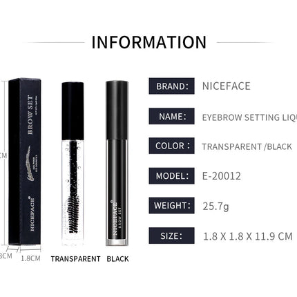 NICEFACE Eyebrow Styling Gel Waterproof Transparent Eyebrow Wax Set Brow Gel For Eyebrow Long-lasting Makeup Eyebrow Sculpt Soap