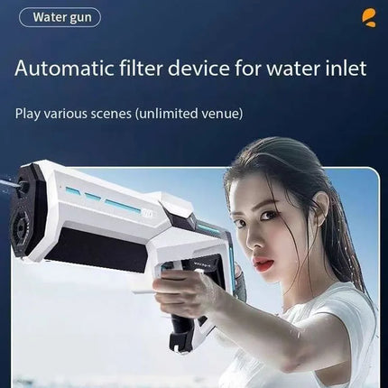 Electric Water Guns For Adults Powerful Squirt Automatic Water Suction Water Blasters Summer Outdoor Beach Toy Water Play Toys