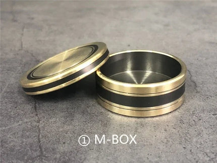 M-BOX (Morgan Size) Magic Tricks Coin Appear Vanish Magia Magician Close Up Illusions Gimmick Props Mentalism Upgraded Okito Box