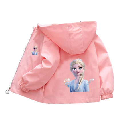 Children's Mickey Hooded Jacket 1-10 Years Autumn Boy's Windbreaker Zipper Hoodie Baby Boys Birthday Present Jacket Cosplay Coat