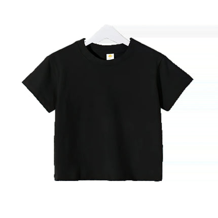Kawaii Boys T-shirt Cartoon Lanky Box Cute Print Short Sleeve Girls Clothes Summer Casual Fashion Funny Cotton Children Tops Tee