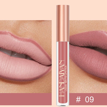 Handaiyan Lip Liner Lipgloss Set Waterproof Matte Liquid Lipstick Pencil Sexy Red Long Lasting Lipliner Makeup Cosmetics