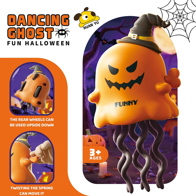 Halloween Christmas Wind-Up Toys, Magic Dancing Novelty Gifts, Stress Relief Funny Pranks for Kids and Adults, Creative Party