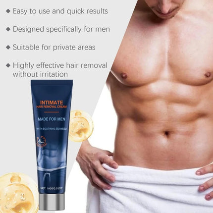 Avocado Man Hair Removal Cream Intimate Areas Good Smelling Non Irritating Permanent Painless Body Beard Hair Remover