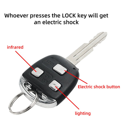 April Fool's Day prank toy electric shock key prank electric toy prank with lights
