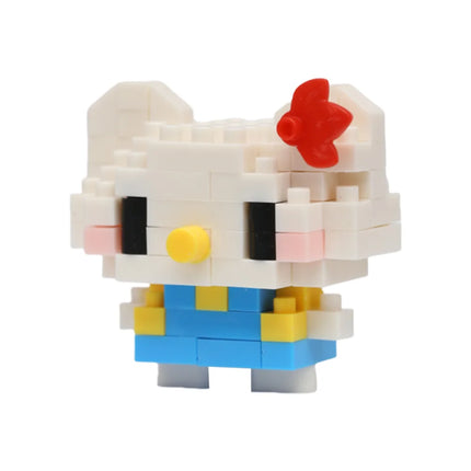 Sanrio Hello Kitty Kuromi My Melody Cinnamoroll Building Blocks Cartoon Figures Bricks Children's Assembly Toys Model Gift