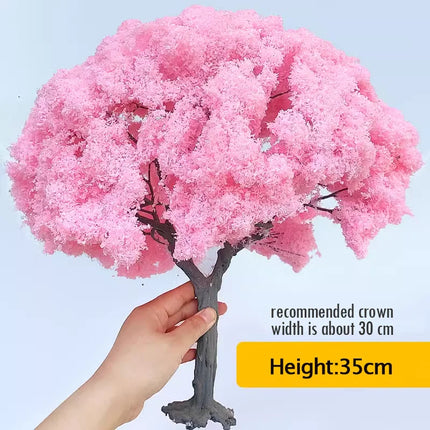 35/40cm 1/18 scale Simulated Wire Tree Model Miniature Model Tree G scale Train Railway Layout Landscape Garden Dollhouse Decora