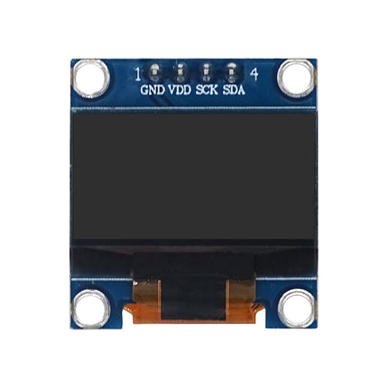0.96 Inch OLED Display Module SSD1306 I2C IIC SPI Serial 128X64 LCD 4 Pin YellowBlue WhiteBlue for Arduino(Pin Headers Soldered)
