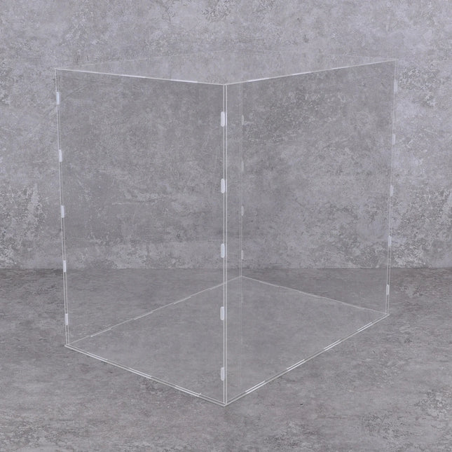 Assembled Clear Acrylic Display Case Box Dust Cover Stand Storage for Figurine Blind Box Doll Trendy Toys L30-60 W30-60 H10-65cm