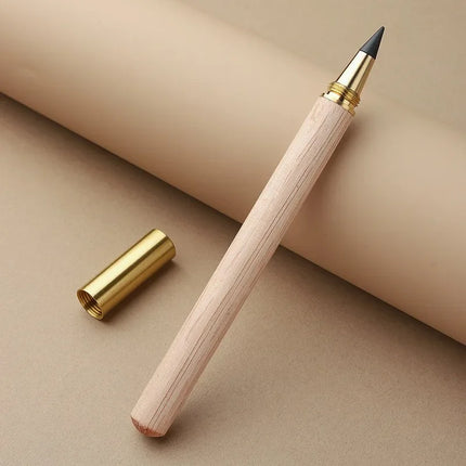 Wooden Unlimited Writing Pencil HB No Ink Eternal Drawing Infinity Pen Drawing Art Painting School Office Supplies Stationery