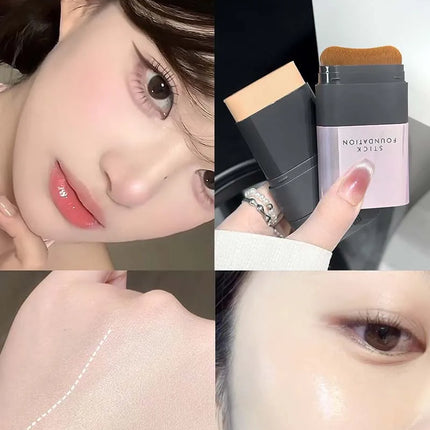 2-in-1 Concealer & Foundation Stick - Full Coverage for Acne Scars - Radiant Dewy Finish - Natural Skin-Like
