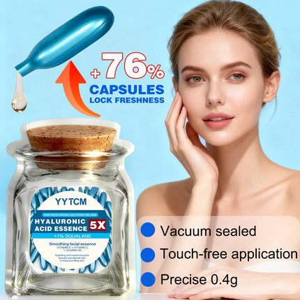 Hyaluronic acid deep moisturizing capsule essence, deep moisturizing and brightening skin essence 18/30/48/60/90/180capsules