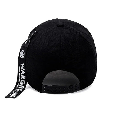 Classic Brim Design Metal Personalized Baseball Cap, Lightweight and Breathable Style! Four Colors To Choose From