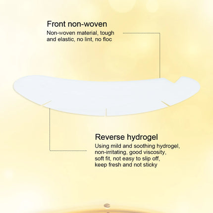 OWOSC 100PCS V Shaped Eyelash Patches Hydrogel Gel Eye Patches Wholesale false Eyelash Extension Under Eye Pads Makeup Tools