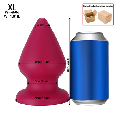XXXL Fisting Butt Plug Training Dilator Small Huge Anal Plug Super Soft Anal Toys Suction Cup Big Sex Toy For Men Women Buttplug