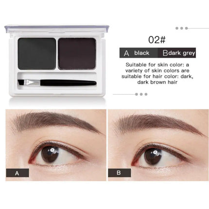 Lazy Eyebrow Powder Palette Kit 3D Thrush Natural Eyebrow Enhancers High Color Rendering Waterproof Lasting Eyes Makeup Cosmetic