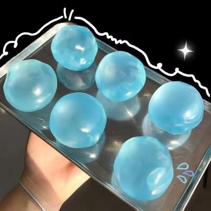 Moldable Squishy Pearl Coconut Oil Squeeze Toy Moldable Stress Ball Squishy Toy Slow Rising Decompression Sensory Toy for Adult