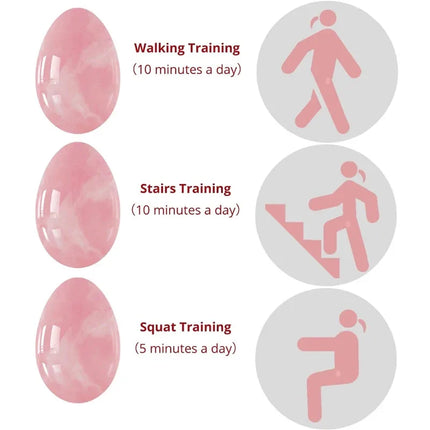 Natural Jade Egg Vaginal Balls Yoni Egg Set Yoni Wand Vaginal Tightening Massage Ball Kegel Balls Vagina Muscle Kegel Exerciser