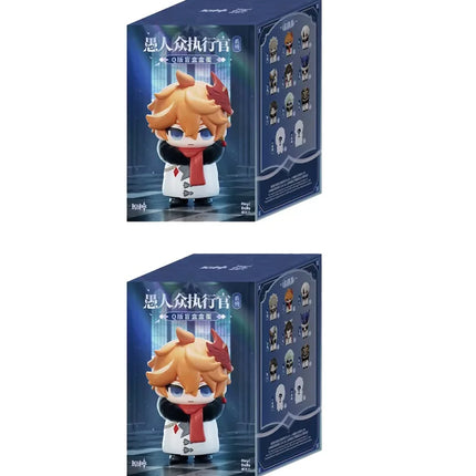 In Stock Genshin Impact Fatui Harbinger Serie Blind Box Q Version Anime Figure Collection Desktop Mystery Box Surprise Toy Gifts