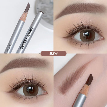 Slanted Blade Eyebrow Pencil Waterproof Makeup Natural Lines Hair Flu Wood Eyebrow Pen Tint Tattoo Grey Coffee Eye Brow Pencil