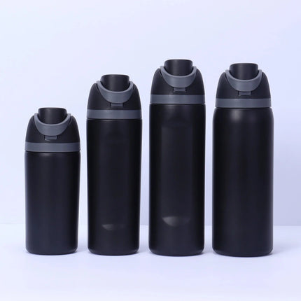 Portable Double-Sided Sport Water Fruit Cup Large Capacity Vacuum Insulated Stainless Steel 304 Two-Way Drinking Insulation Cup