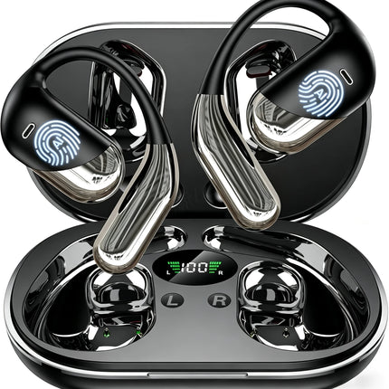 Q16H3 Bluetooth V6.1 AI Translation Earphones OWS Sport Headphone Comfortable Ultra-light Earhook Wireless Headphone with Mic