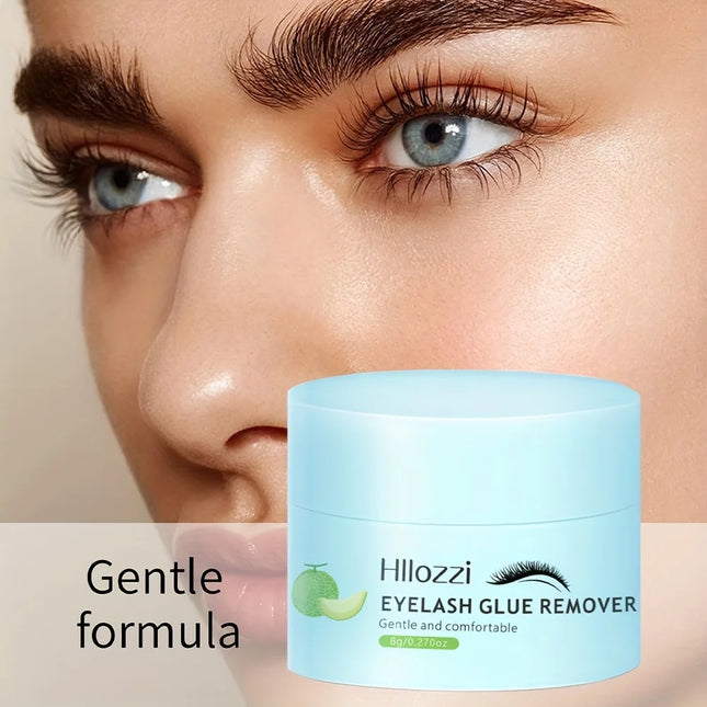 Formaldehyde - free Cantaloupe Eyelash Makeup Remover Cream. It can deeply, thoroughly and quickly remove eyelash glue.