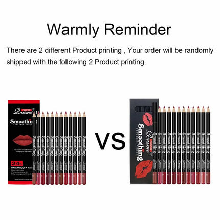 12pcs Lip Liner Pen 12 Colors Professional Lip Liner Pencil and Matte Lip Non-stick Cup Nude Lipstick Pencil SET lip liner set
