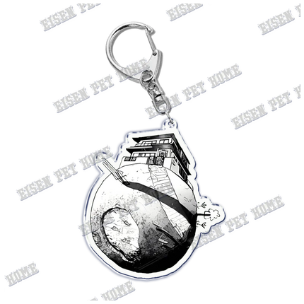 Goodnight Punpun Oyasumi Punpun Key Chain Keychains Ring for Accessories Bag Graffiti Pendant Keyring Jewelry Fans Gifts
