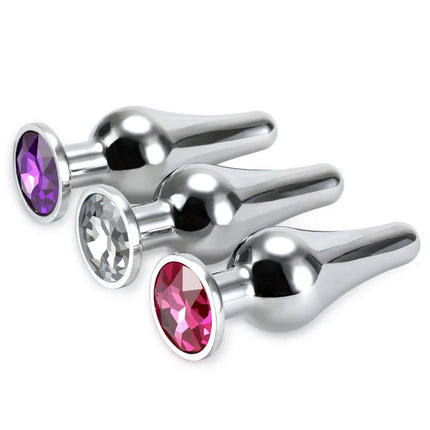 Mini Sexy Metal Wear Outside Stainless Steel Anal Plug Dilator Adult Couple Masturbator Alternative Butt Plug For Men Women Gay