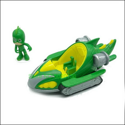 New Figure Masks Toy Set with Vehicle Of Toys Cars Figures Christmas PJ Toys Kids Gifts
