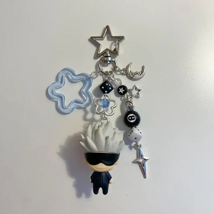 Handmade JJK Figurine Keychains y2k Bag charm Unique Anime Accessory