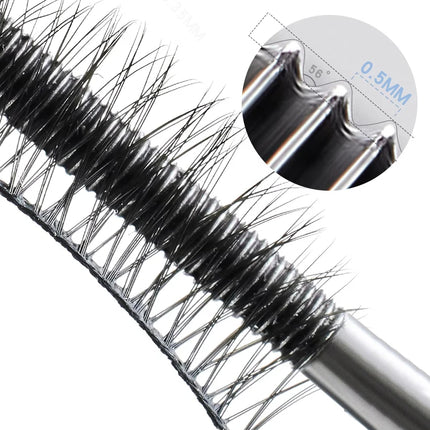MACKANDY Waterproof 3D Lengthening Mascara Black Eyelash Extension Eye Lashs Brush Long-Wearing Silk Mascara Cosmetics Gift
