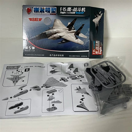 1Pcs 1/144 4D Assembly Airplane Mi24 Helicopter FC-1 J10 US Thunderbolt Fighter Reconnaissance Plane Transporter Military Toy