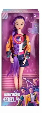 2026 Hot Music Style Demonic Group Anime Figure Rumi Mira Zoey Action Figure Cosplay Doll Cute Gift for Kids Birthday Gifts